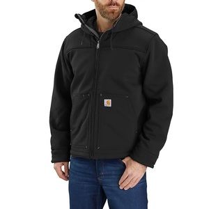 Carhartt Super Dux Relaxed Fit Sherpa Lined Active Jacket Hooded Black small